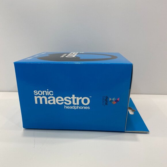 Sonic Maestro Stereo Headphones in Factory Seal box - Navy Blue - Picture 2 of 7